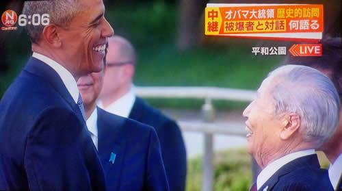 Mr.Barack Obama & Sunao Tsuboi san.